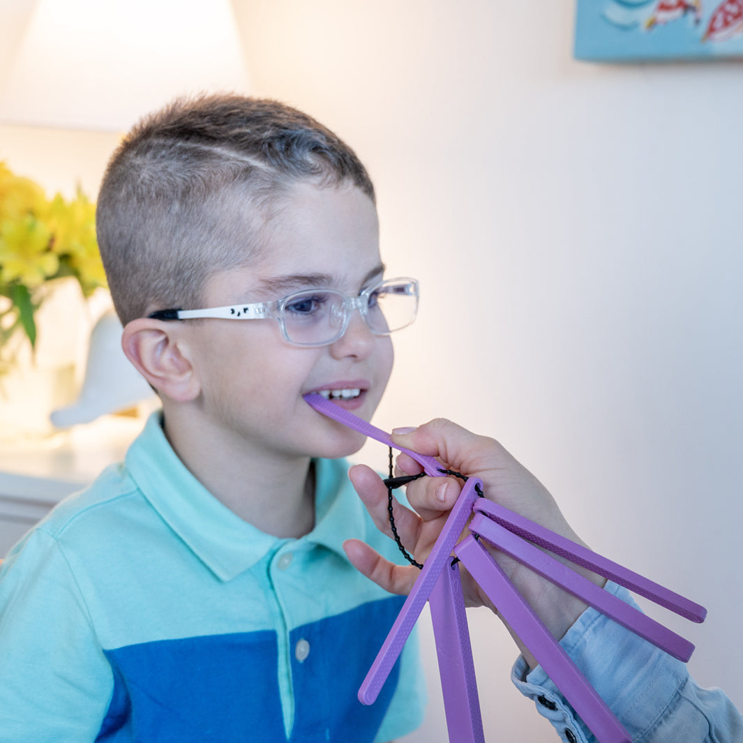 Sensory Friendly Bite Blocks (Purple)-Talktools
