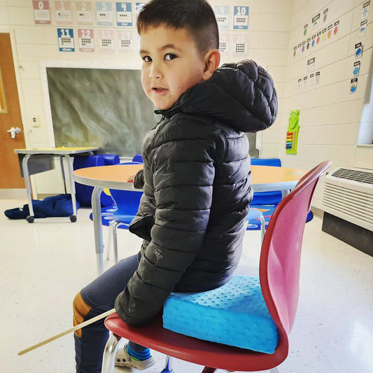 Special Needs Essentials FocusPad Seat - Blue Square