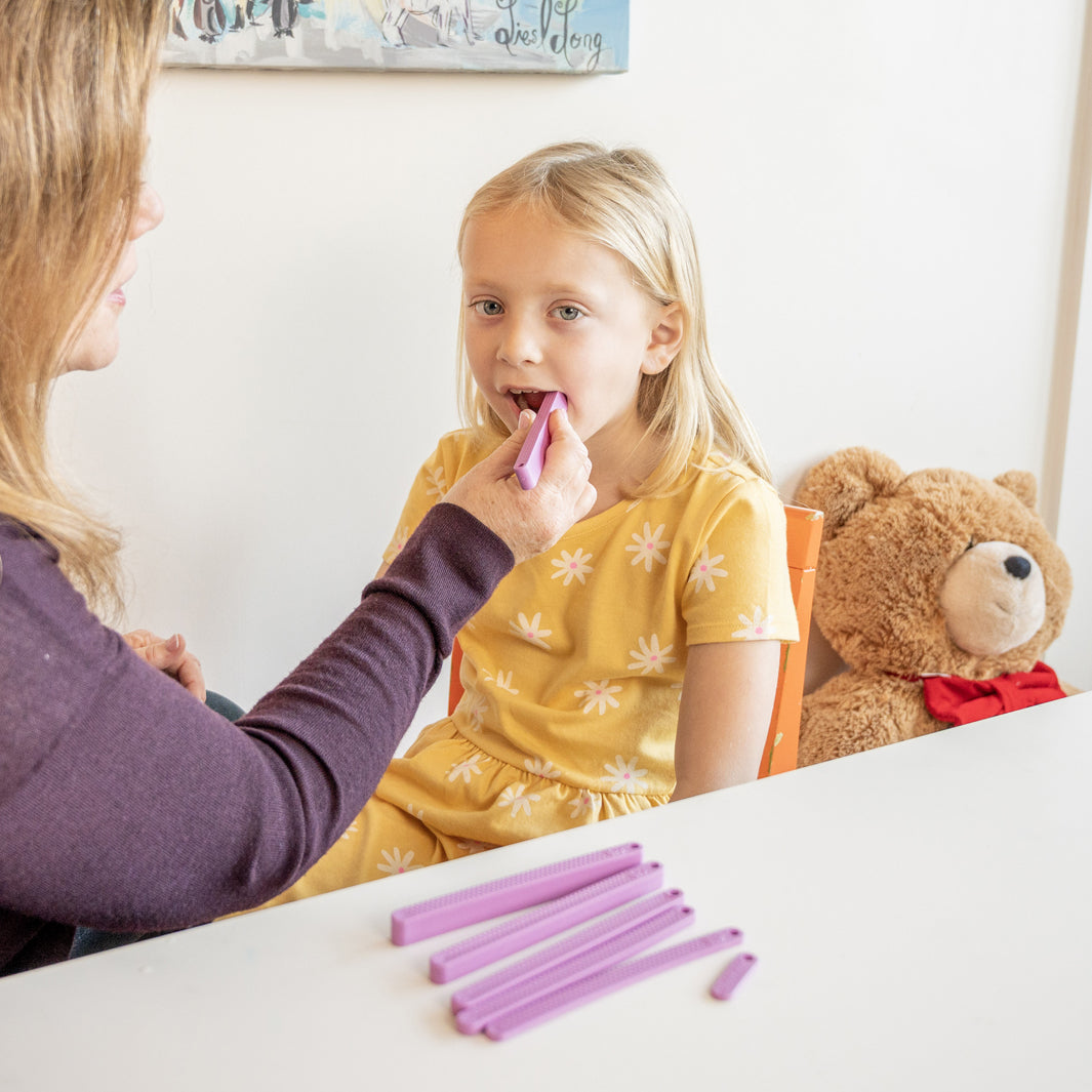 Sensory Friendly Bite Blocks (Purple)-Talktools