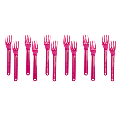 TalkTools® Magenta Fork™ (Bumpy)