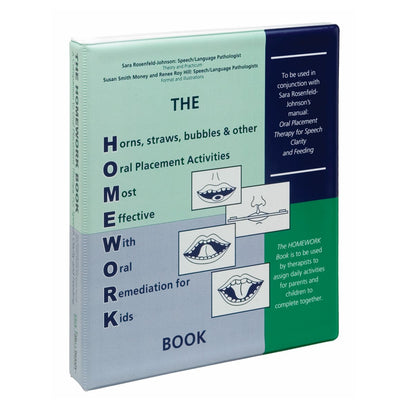 OPT (Oral Placement Therapy) Homework Book -  Talk-Tools